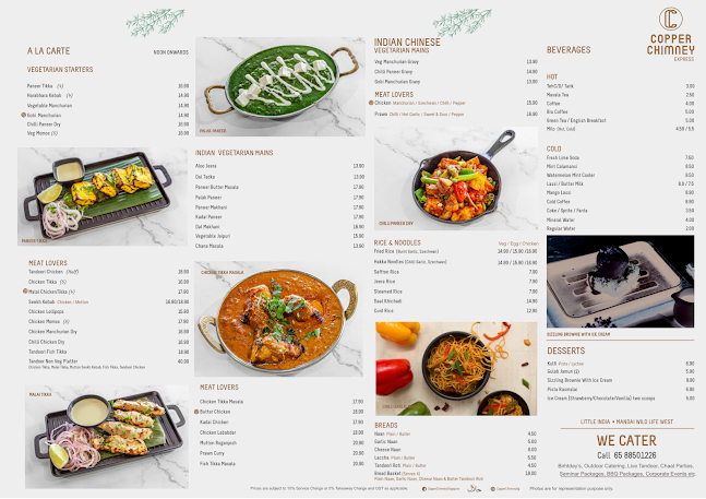 Opinii despre Copper Chimney Syed Alwi Road Singapore în Singapore - Hospitality and gastronomy