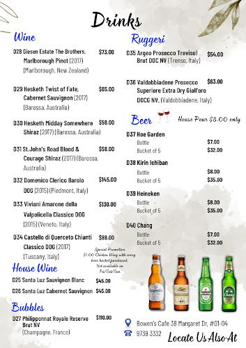 Opinii despre Bowen’s Cafe în Singapore - Hospitality and gastronomy