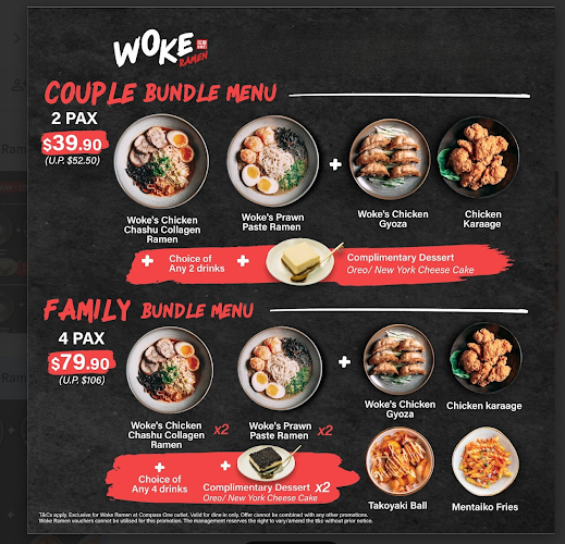 WOKE Ramen CompassOne | Halal Certified | Seng Kang | Singapore - Singapore