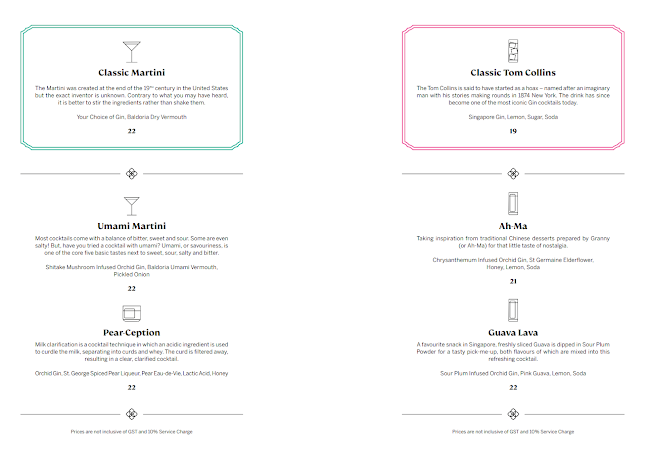 Opinii despre The Tanglin Gin Jungle în Singapore - Hospitality and gastronomy