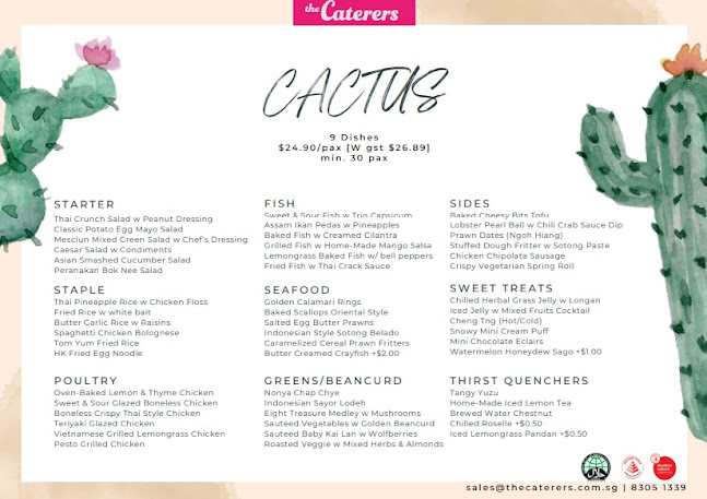 The Caterers Pte Ltd - Hospitality and gastronomy