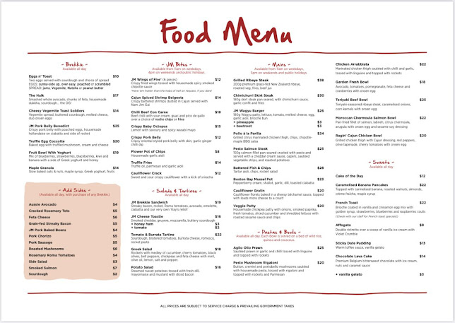 Jimmy Monkey Cafe PLQ (G Floor - Park Place Residences)