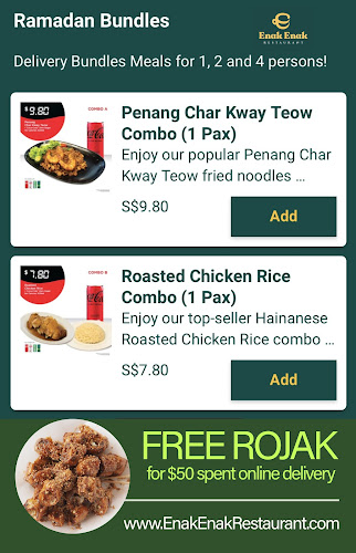 Opinii despre Enak Enak Restaurant (Best Halal Restaurant Bedok) în Singapore - Hospitality and gastronomy