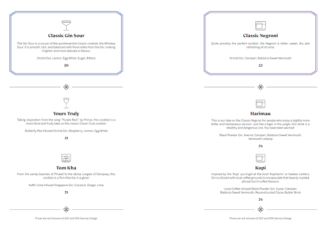 The Tanglin Gin Jungle - Hospitality and gastronomy