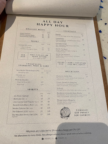 Opinii despre PRAIRIE by Craftsmen (Joo Chiat) în Singapore - Hospitality and gastronomy