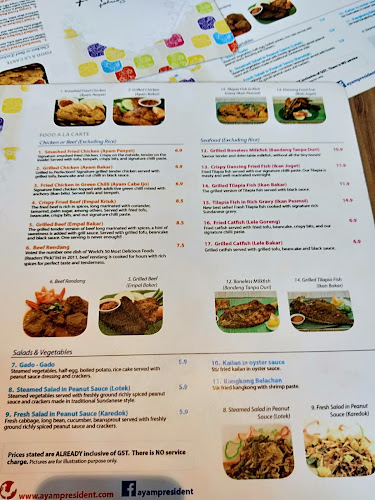 Opinii despre Ayam Penyet President în Singapore - Hospitality and gastronomy