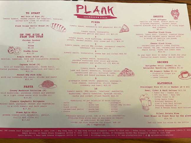 Comentarii opinii despre Plank Sourdough Pizza - Serangoon Garden