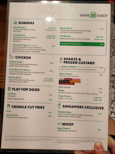 Opinii despre Shake Shack în Singapore - Hospitality and gastronomy