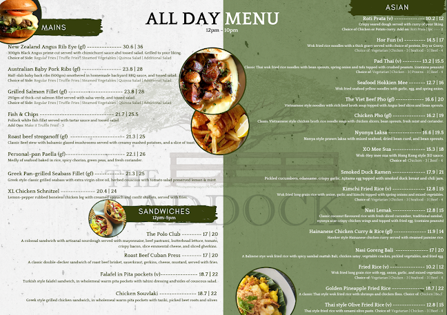 The Paddock Bistro - Poolside & Outdoor Dining