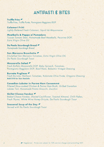 Da Paolo Dempsey Restaurant & Bar - Hospitality and gastronomy