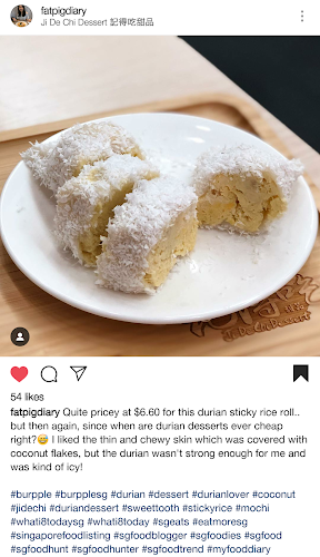 Opinii despre Ji De Chi Dessert 記得吃 @ Rochester Mall în Singapore - Hospitality and gastronomy