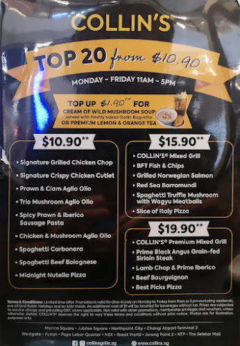 COLLIN’S @ PLQ Mall - Hospitality and gastronomy