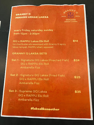 Granny Q Penang Lemak Laksa - Singapore