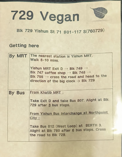 729 Vegan - Hospitality and gastronomy