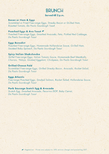 Da Paolo Dempsey Restaurant & Bar - Singapore