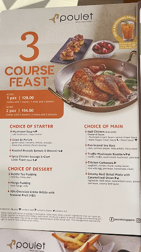 Opinii despre Poulet - VivoCity în Singapore - Hospitality and gastronomy