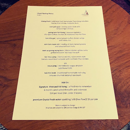 Opinii despre Restaurant Khiri în Singapore - Hospitality and gastronomy