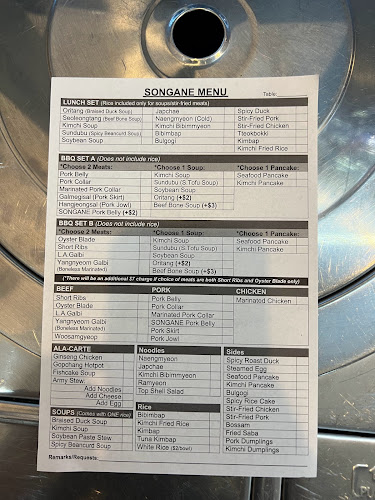 Opinii despre SONGANE 송가네 în Singapore - Hospitality and gastronomy