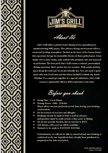 Opinii despre Jim’s grill în Singapore - Hospitality and gastronomy