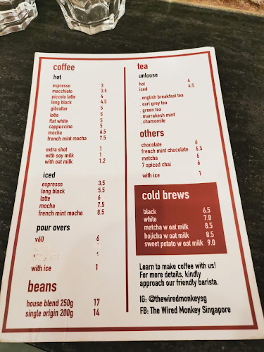 Opinii despre The Wired Monkey SG (The Hole) în Singapore - Hospitality and gastronomy