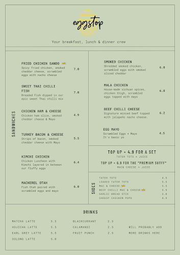 Opinii despre Egg Stop @ Rangoon Rd în Singapore - Hospitality and gastronomy