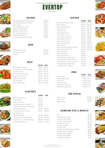 Opinii despre Evertop Family Restaurant în Singapore - Hospitality and gastronomy