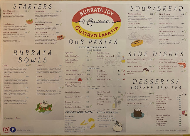 Opinii despre Burrata Joy & Gustavo Lapasta Katong V în Singapore - Hospitality and gastronomy