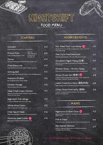 Opinii despre NIGHTSHIFT Bistro & Bar în Singapore - Hospitality and gastronomy