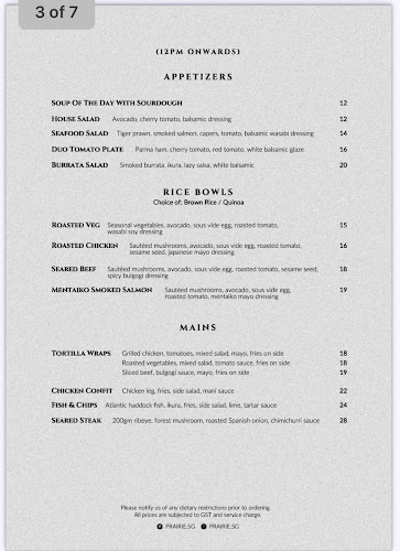 PRAIRIE by Craftsmen (Joo Chiat)