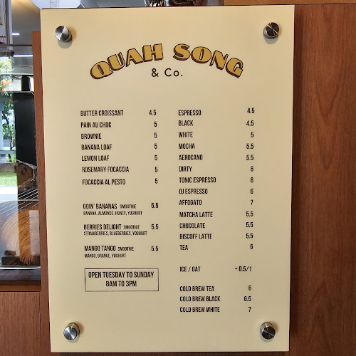 Opinii despre Quah Song & Co. în Singapore - Hospitality and gastronomy