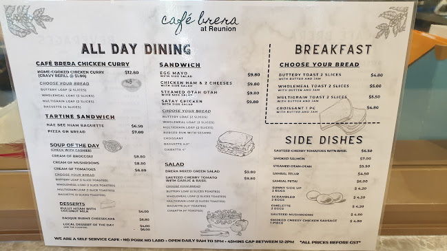 Café Brera at Reunion - Singapore