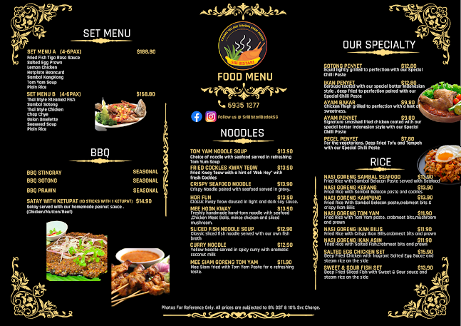 Opinii despre Sri Bistari @ HomeTeamNS Bedok Reservoir în Singapore - Hospitality and gastronomy