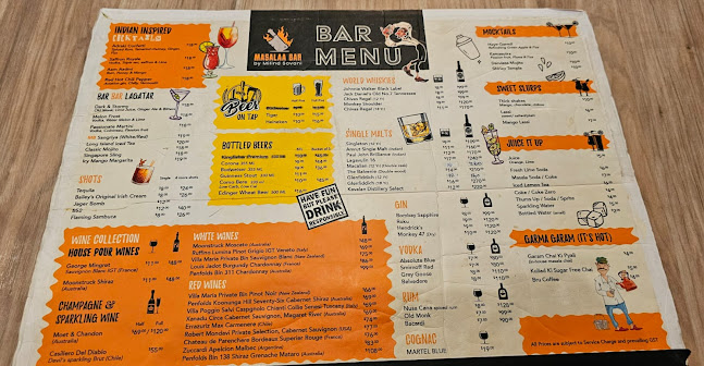 Opinii despre Masalaa Bar în Singapore - Hospitality and gastronomy