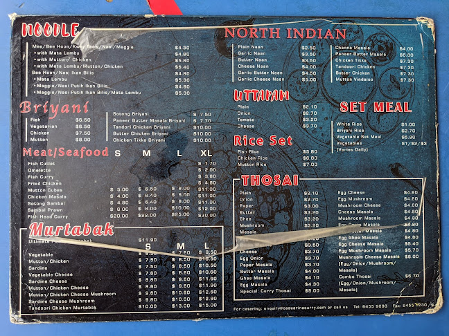 Casuarina Curry (Thomson) - Hospitality and gastronomy