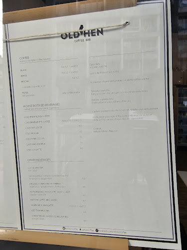 Old Hen Coffee (NUS) - Hospitality and gastronomy