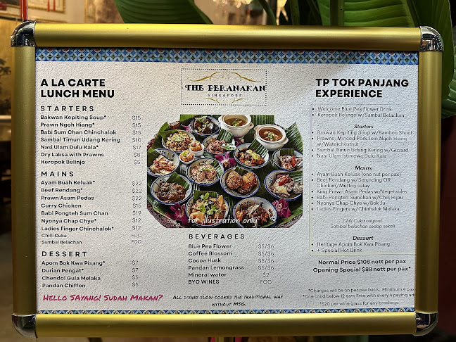 The Peranakan Restaurant Singapore - Singapore