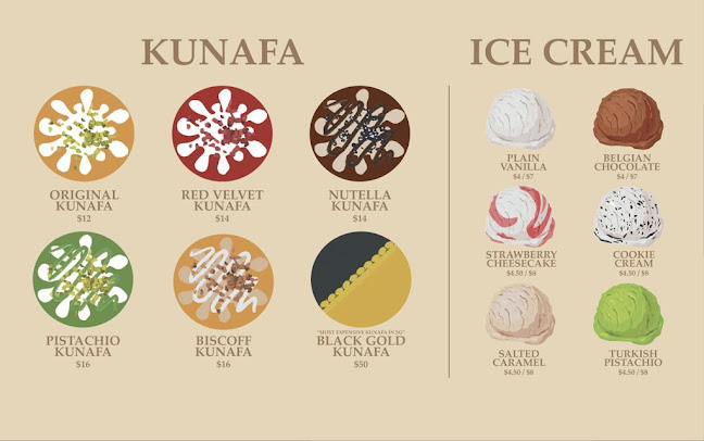 Opinii despre Kunafe Kafe în Singapore - Hospitality and gastronomy