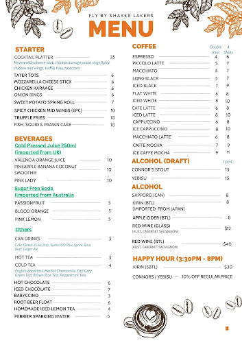 Opinii despre Fly by Shaker Lakers în Singapore - Hospitality and gastronomy
