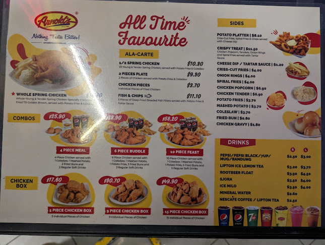 Opinii despre Arnold's Fried Chicken în Singapore - Hospitality and gastronomy
