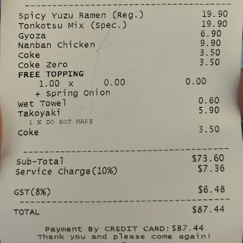 Kanada-Ya Ramen Jem (Jurong) - Singapore