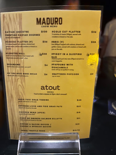 Maduro - Hospitality and gastronomy