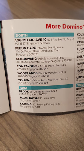 Comentarii opinii despre Domino's Pizza @ Mayflower (AMK)