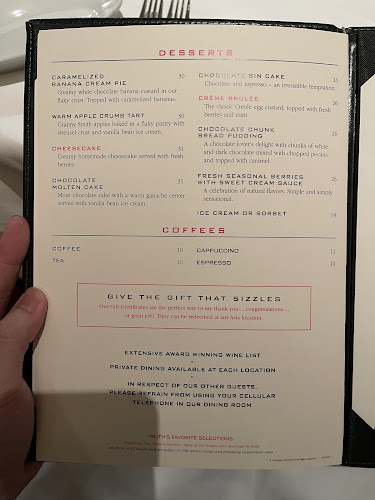 Comentarii opinii despre Ruth's Chris Steak House