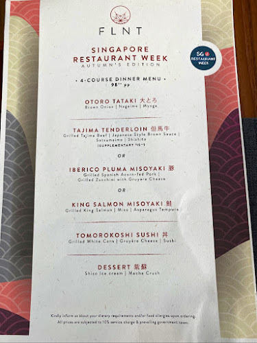 FLNT | Nikkei Restaurant & Bar - Singapore