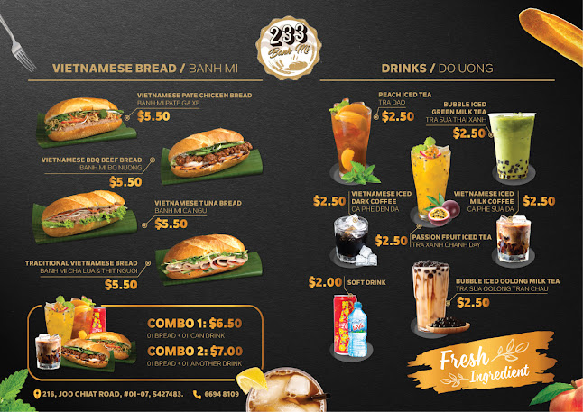 Opinii despre Banh Mi 233 în Singapore - Hospitality and gastronomy