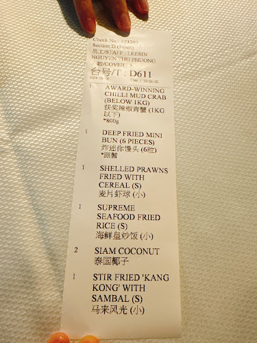 Opinii despre JUMBO Seafood - East Coast în Singapore - Hospitality and gastronomy