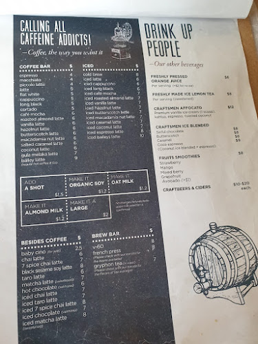 Craftsmen Coffee (Clarke Quay Central) - Singapore