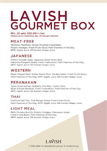 Opinii despre Lavish Dine Catering Pte Ltd în Singapore - Hospitality and gastronomy