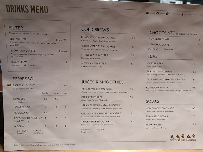 Opinii despre The Annex (within Chye Seng Huat Hardware) în Singapore - Hospitality and gastronomy