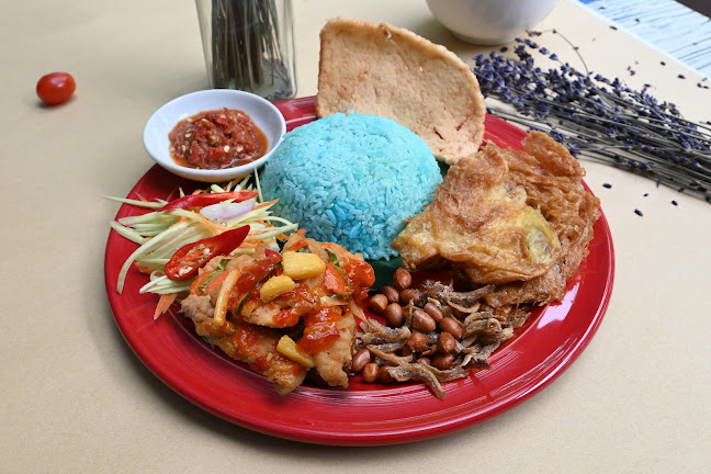 Lavender Nasi Lemak - Thai inspired